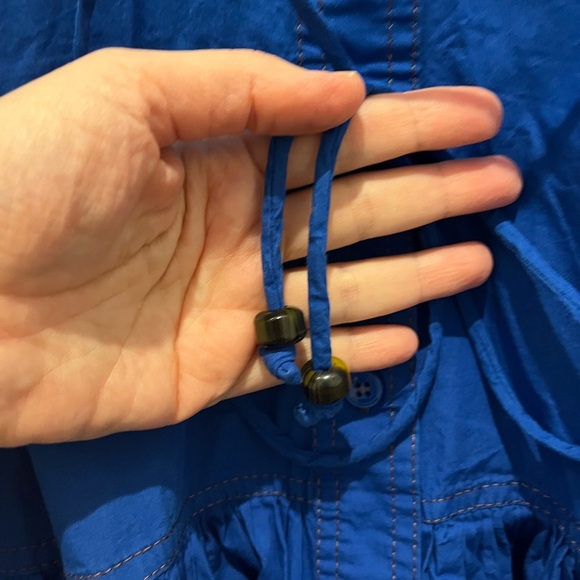 Zara Vibrant Blue women’s Dress with Ruffle Hem gently worn - Picture 7 of 12